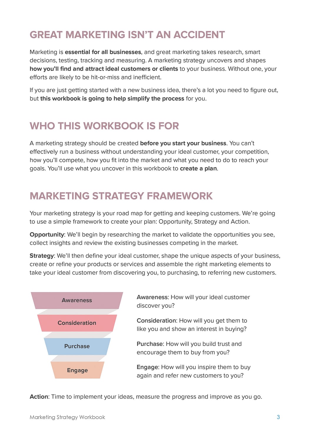 Marketing Strategy Workbook