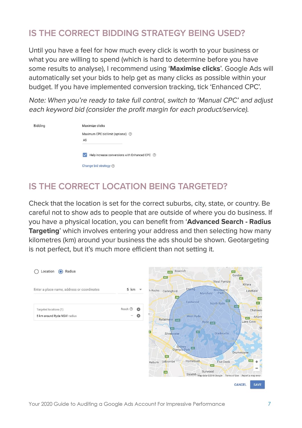 Google Ads Audit